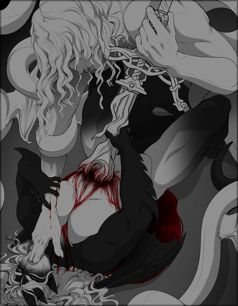 Uncolored Fullbody + Add. Character + Messy Shading + Simple BG ($180)