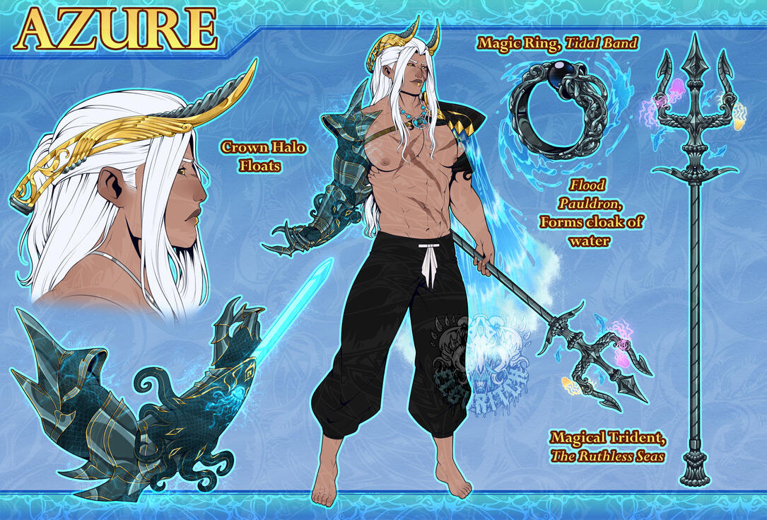 Detailed Sheet (Replaced Eye Reference and Color Palette for 1 Extra Add-On Detail) ($185)