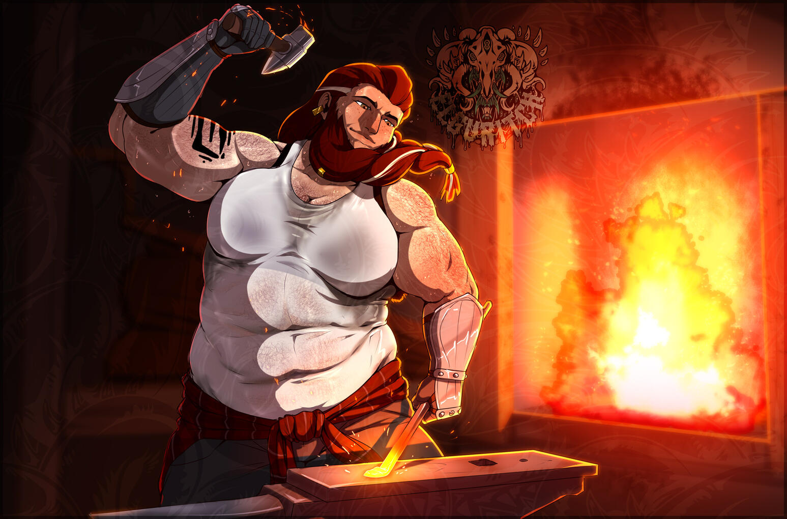 Clean Sketch Halfbody + Basic Shading + Simple BG ($190)