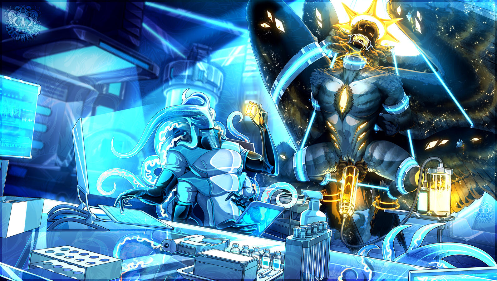 Fullbody + Add. Character + BG + NSFW Charge + Complexity Fee + Artist's OC Discount ($396.84)